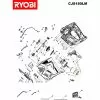Ryobi CJS180LM Spare Parts List Type: 5133000137
